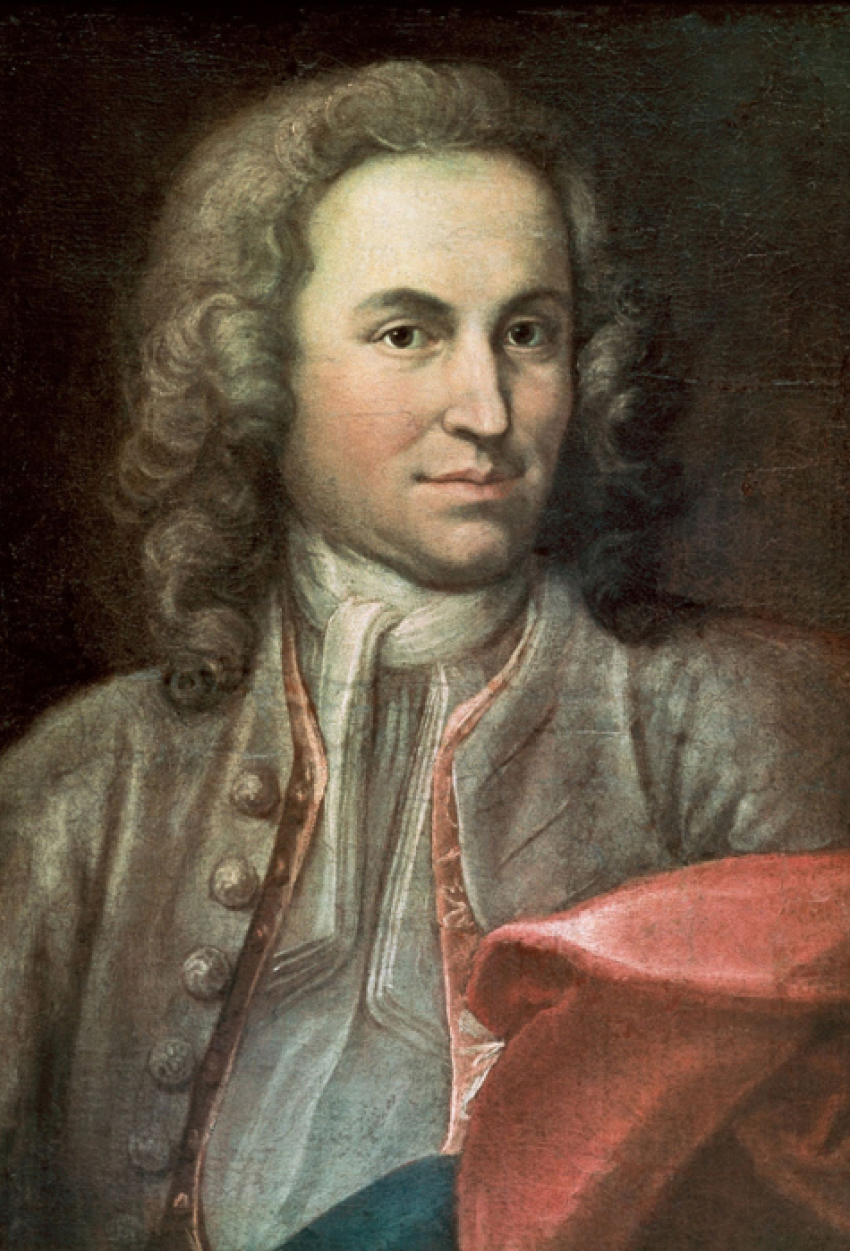 Retrato de Bach a los 30 años