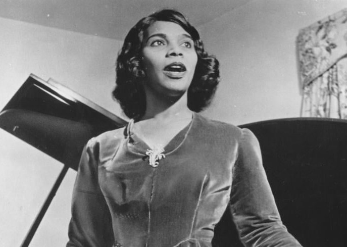 Marian Anderson enun recital